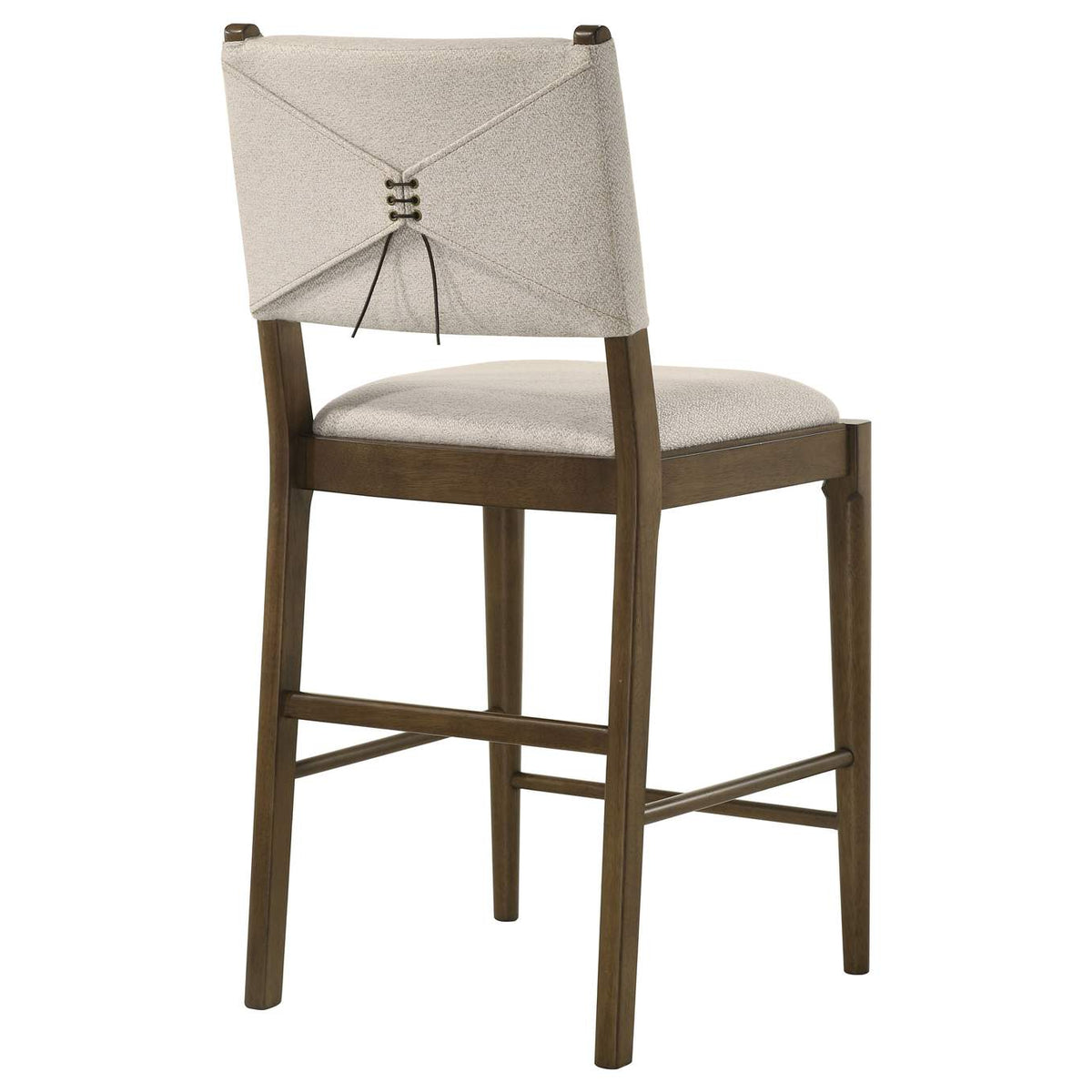 193669 Ottowa Upholstered Counter Side Chair Brown (Set of 2)
