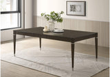193671 Reseda 81-inch Extension Leaf Dining Table Ash Brown