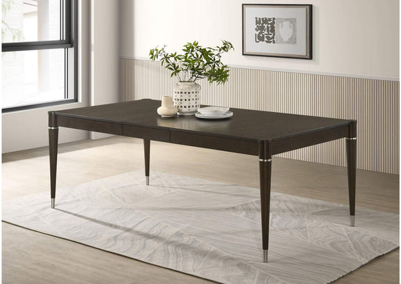193671 Reseda 81-inch Extension Leaf Dining Table Ash Brown