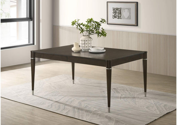 193671 Reseda 81-inch Extension Leaf Dining Table Ash Brown