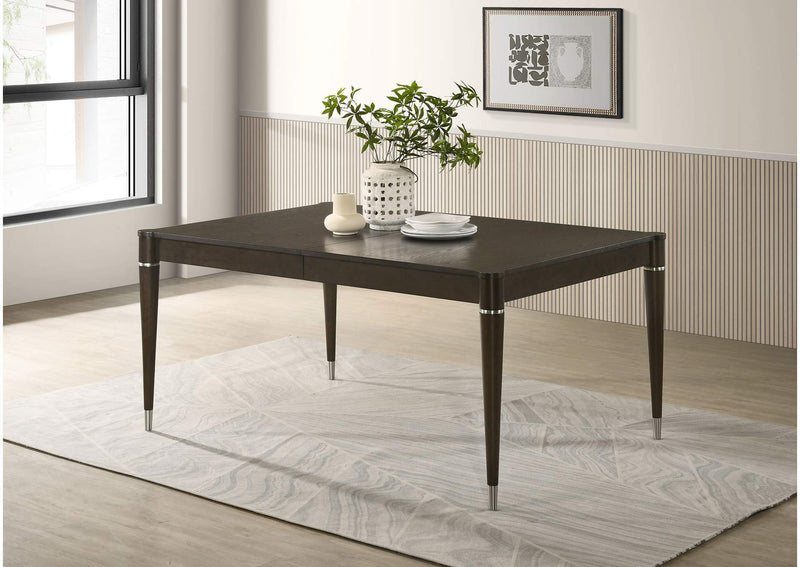193671 Reseda 81-inch Extension Leaf Dining Table Ash Brown