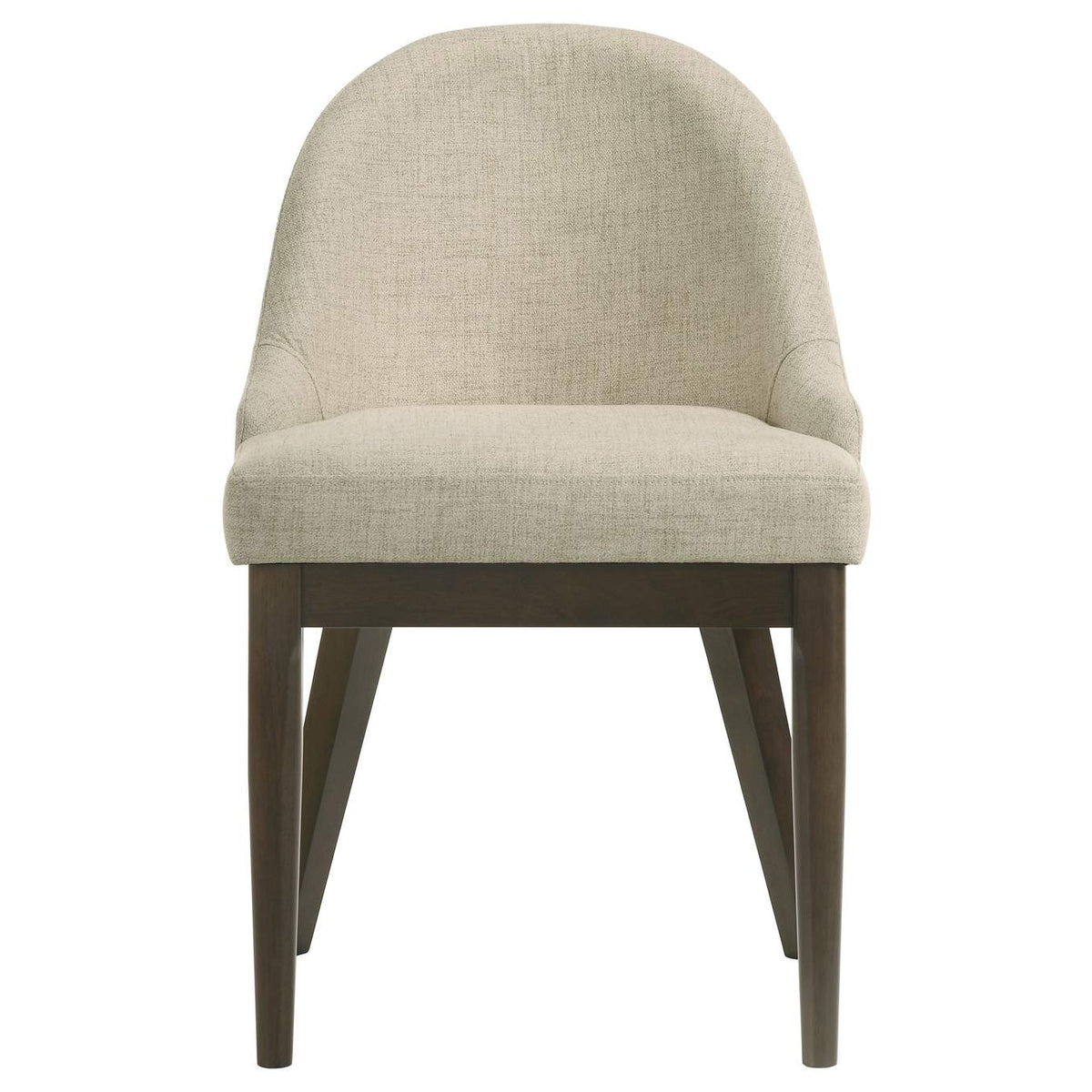 193672 Reseda Upholstered Dining Side Chair Beige (Set of 2)