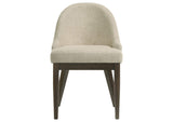193672 Reseda Upholstered Dining Side Chair Beige (Set of 2)