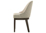 193672 Reseda Upholstered Dining Side Chair Beige (Set of 2)