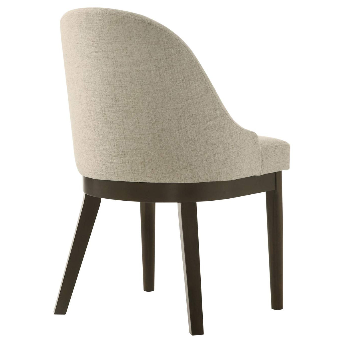 193672 Reseda Upholstered Dining Side Chair Beige (Set of 2)