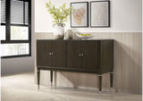 193675 Reseda 4-door Dining Sideboard Server with Shelves Ash Brown