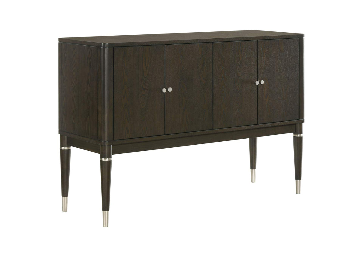 193675 Reseda 4-door Dining Sideboard Server with Shelves Ash Brown
