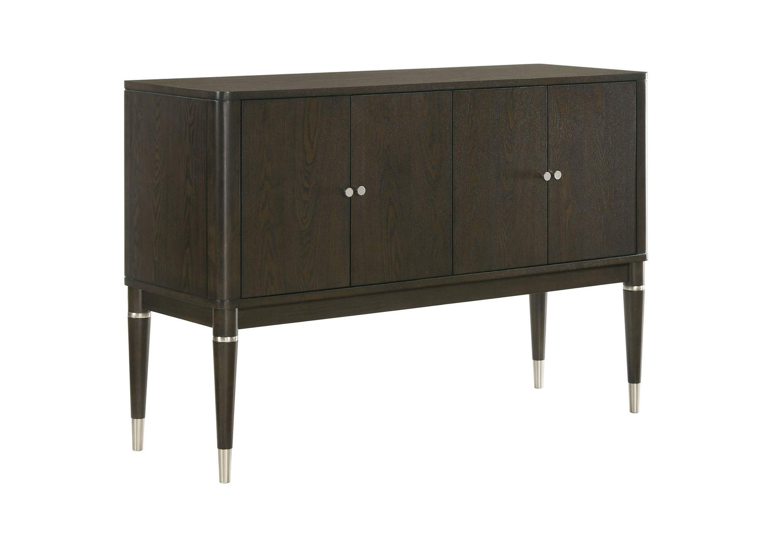 193675 Reseda 4-door Dining Sideboard Server with Shelves Ash Brown