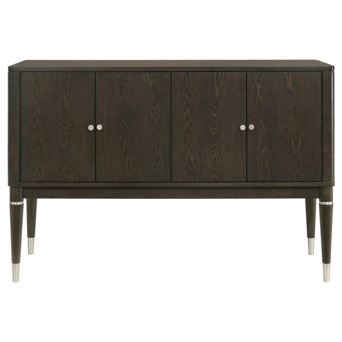 193675 Reseda 4-door Dining Sideboard Server with Shelves Ash Brown