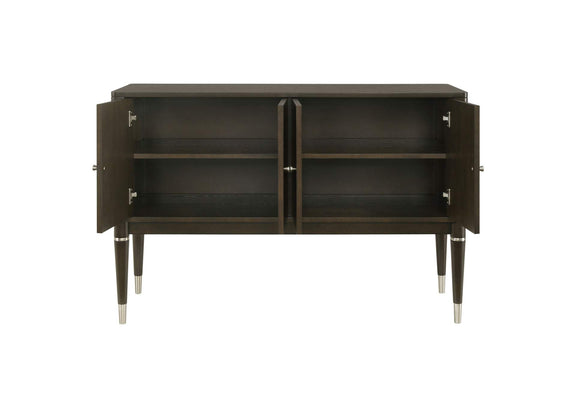 193675 Reseda 4-door Dining Sideboard Server with Shelves Ash Brown