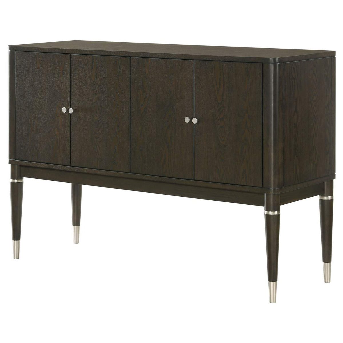 193675 Reseda 4-door Dining Sideboard Server with Shelves Ash Brown