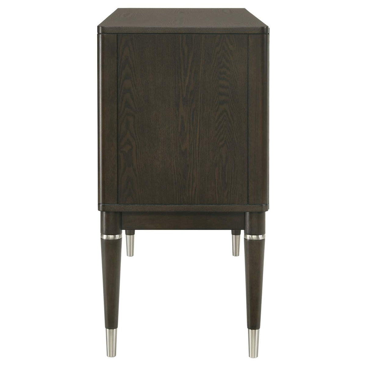 193675 Reseda 4-door Dining Sideboard Server with Shelves Ash Brown
