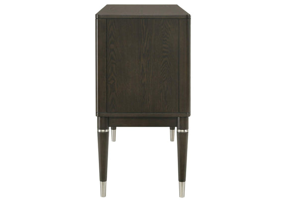 193675 Reseda 4-door Dining Sideboard Server with Shelves Ash Brown