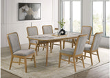 193731-S7 Croyden 7-piece Rectangular Dining Set Weathered Natural