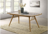193731 Croyden 73-inch Rectangular Dining Table Weathered Natural