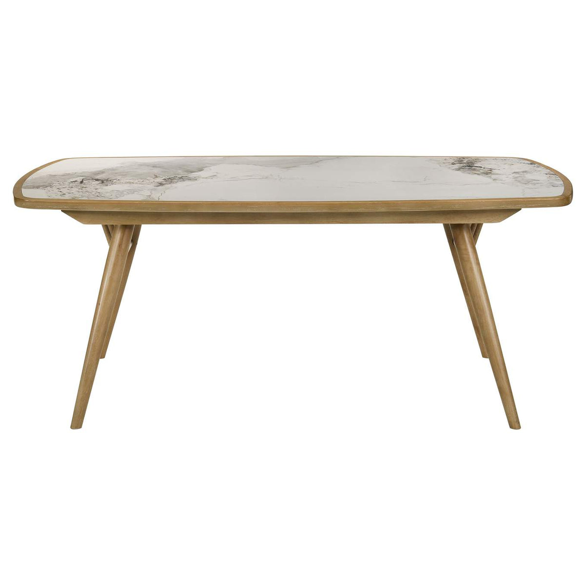 193731 Croyden 73-inch Rectangular Dining Table Weathered Natural