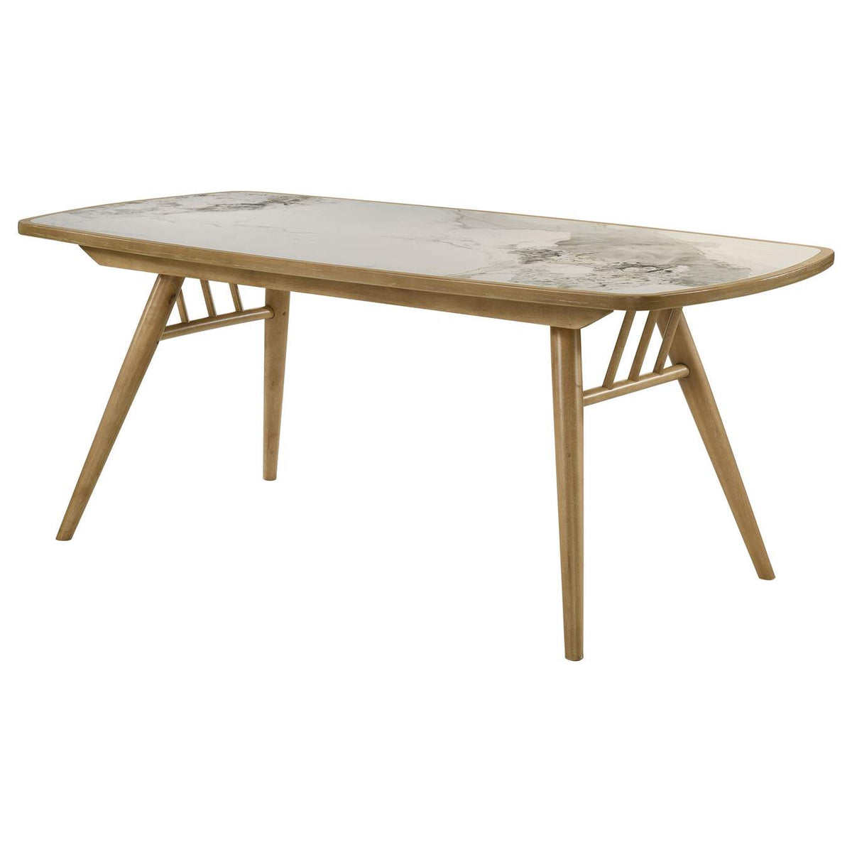 193731 Croyden 73-inch Rectangular Dining Table Weathered Natural