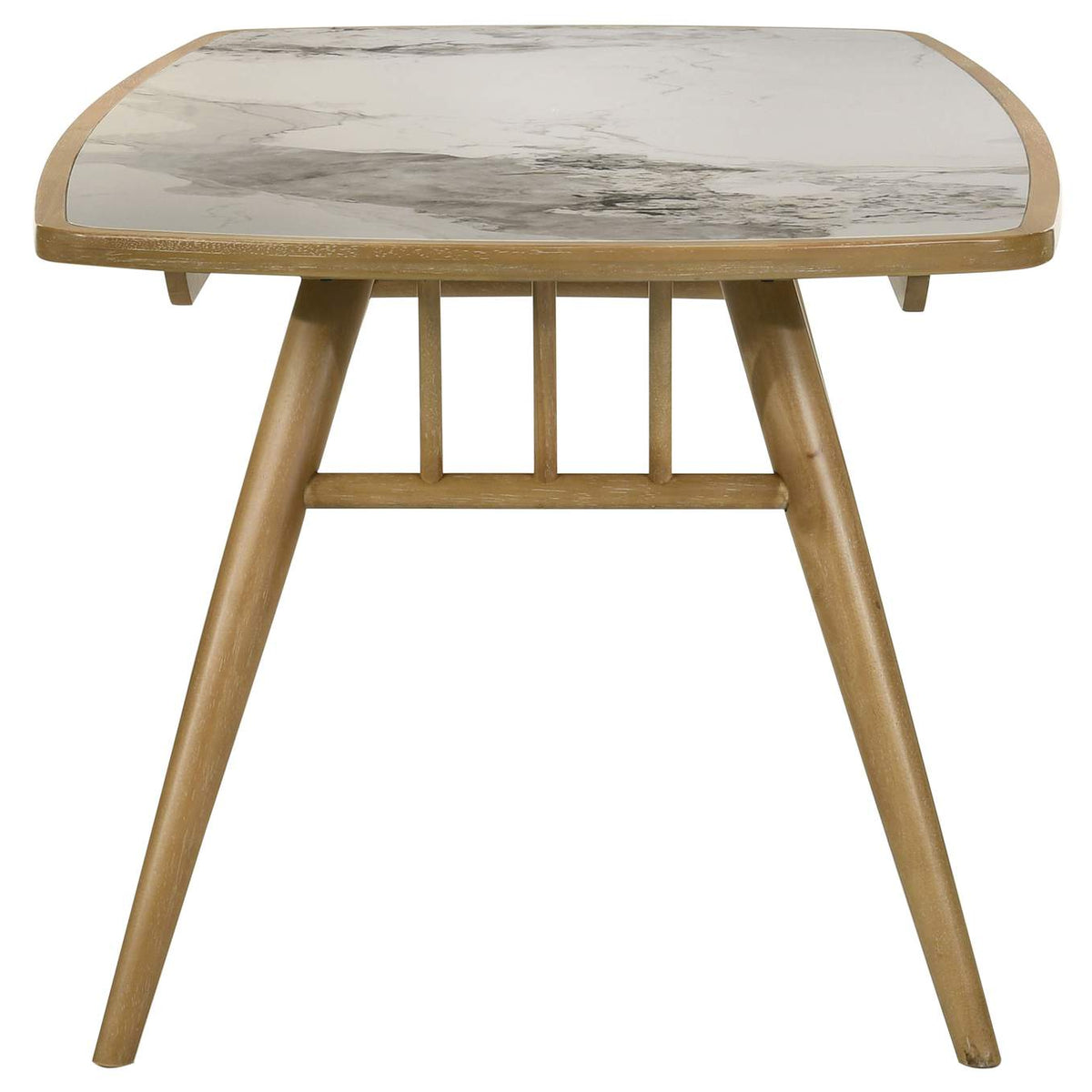 193731 Croyden 73-inch Rectangular Dining Table Weathered Natural