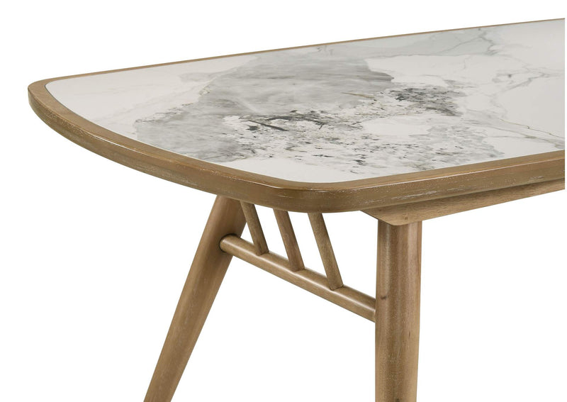 193731 Croyden 73-inch Rectangular Dining Table Weathered Natural