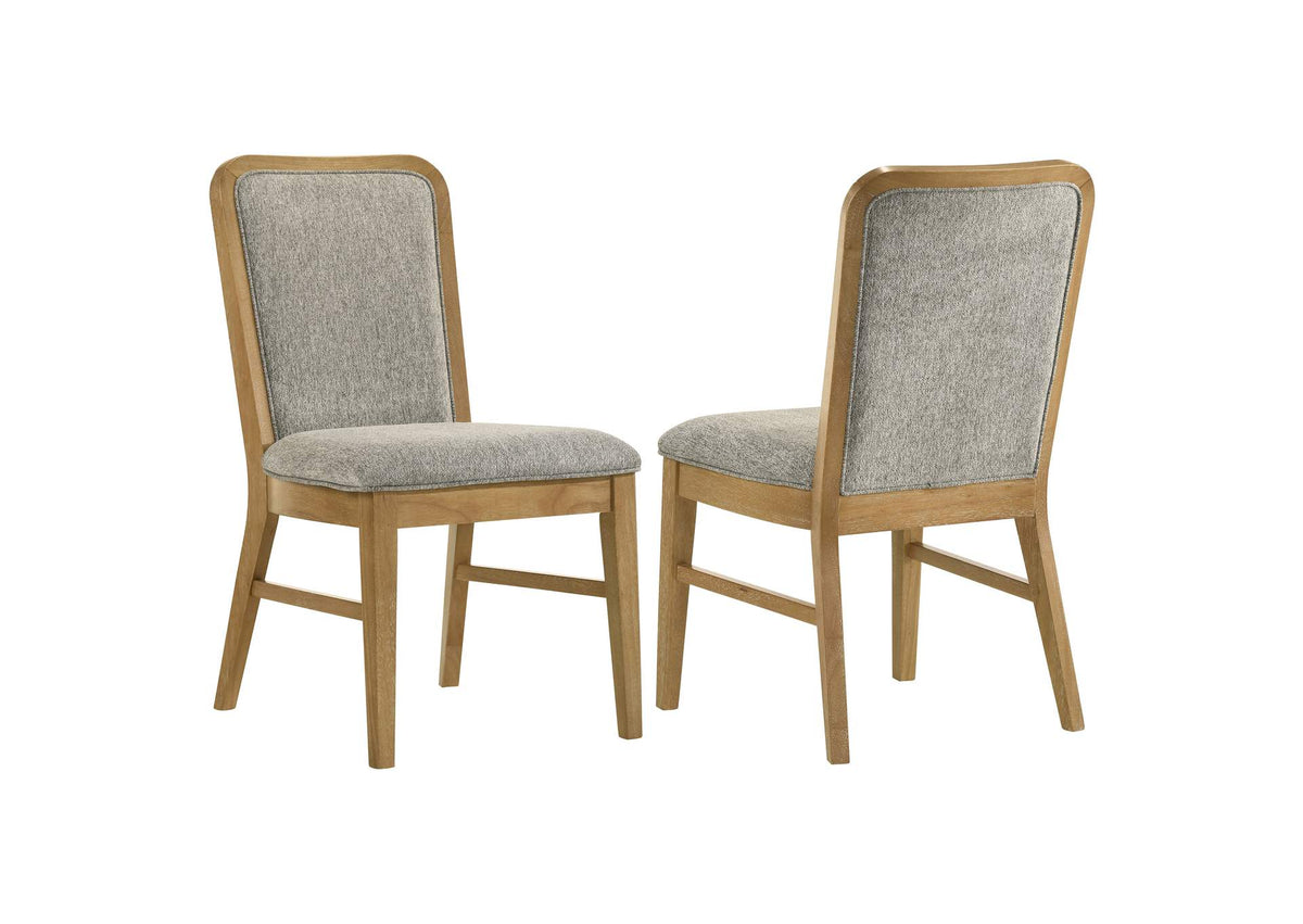 193732 Croyden Dining Side Chair Weathered Natural (Set of 2)