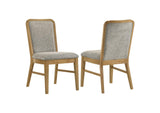 193732 Croyden Dining Side Chair Weathered Natural (Set of 2)