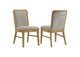 193732 Croyden Dining Side Chair Weathered Natural (Set of 2)