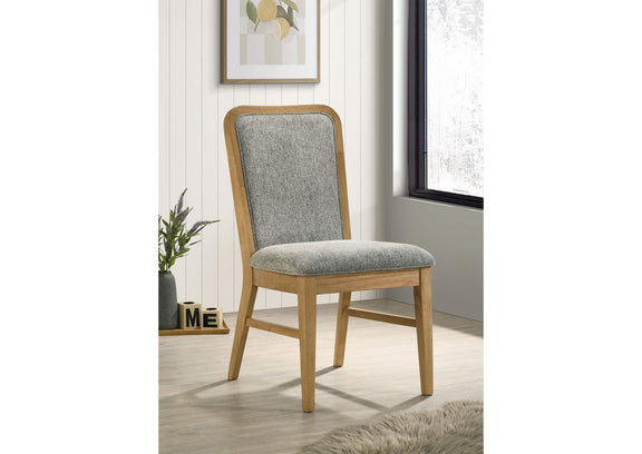 193732 Croyden Dining Side Chair Weathered Natural (Set of 2)