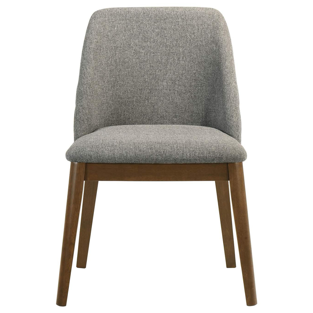 193822 Franklin Upholstered Dining Side Chair Grey (Set of 2)
