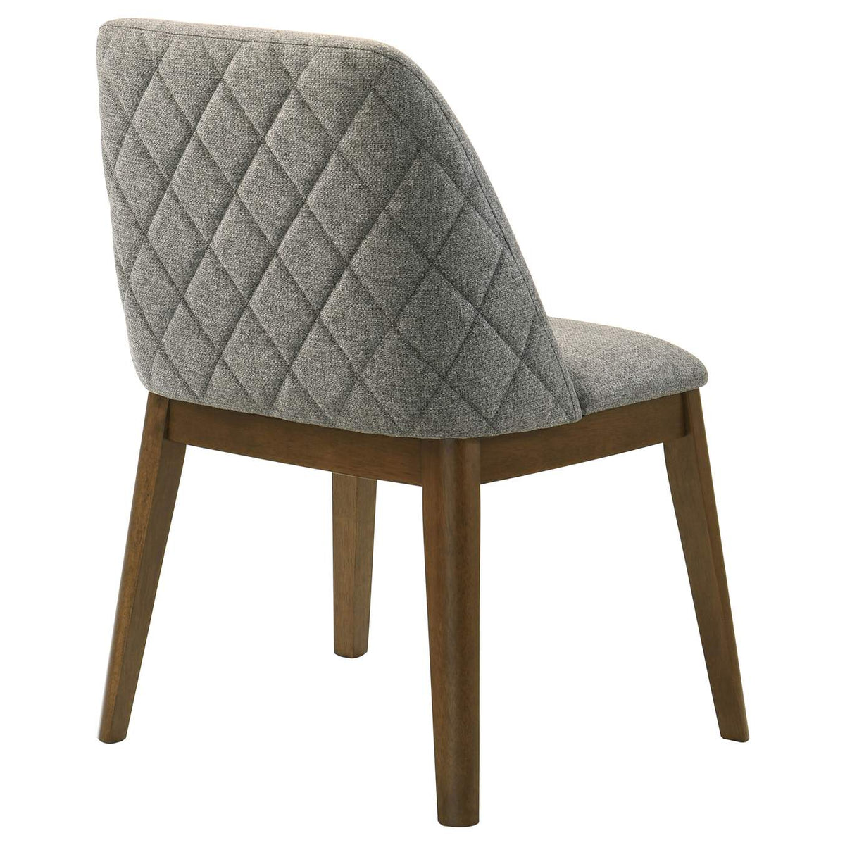 193822 Franklin Upholstered Dining Side Chair Grey (Set of 2)