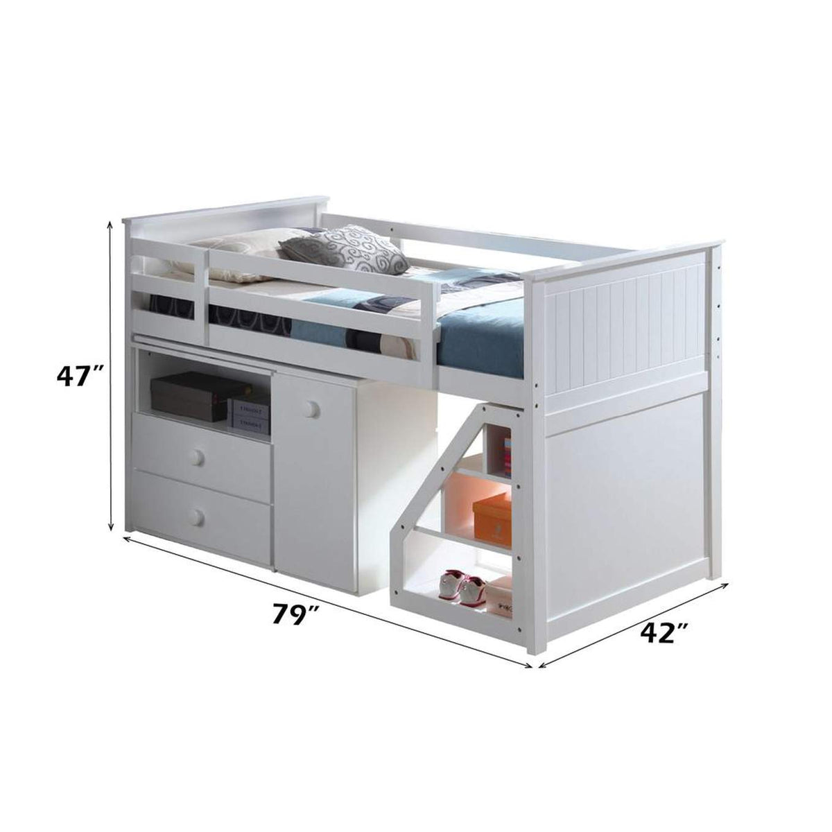 19405 Wyatt Twin Loft Bed Set