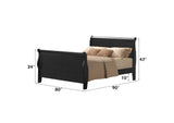 19497EK Louis Philippe Iii Ek Bed