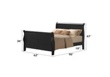 19500Q Louis Philippe Iii Queen Bed