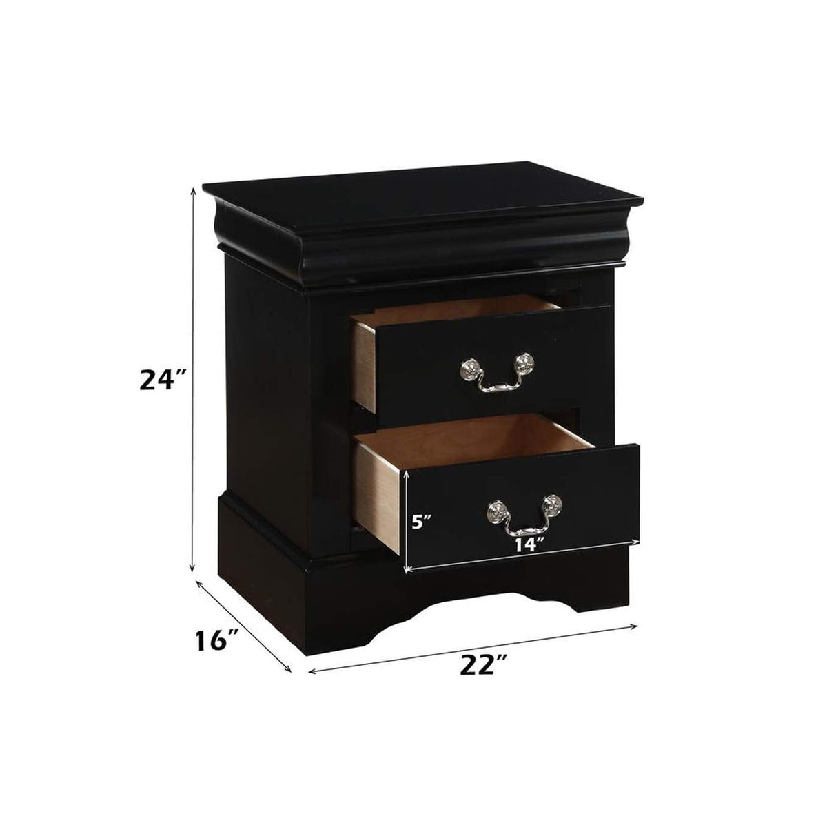19503 Louis Philippe Iii Nightstand