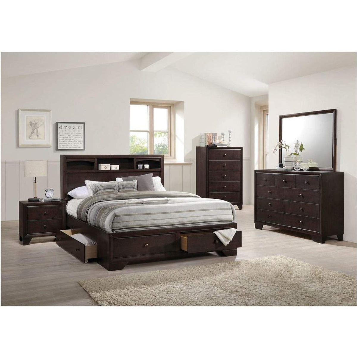 19560Q Madison Ii Queen Bed