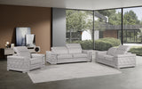 296 - Genuine Leather Living Room Set