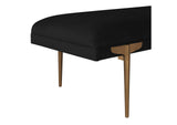TOV-OC6209 Brown Black Velvet Bench