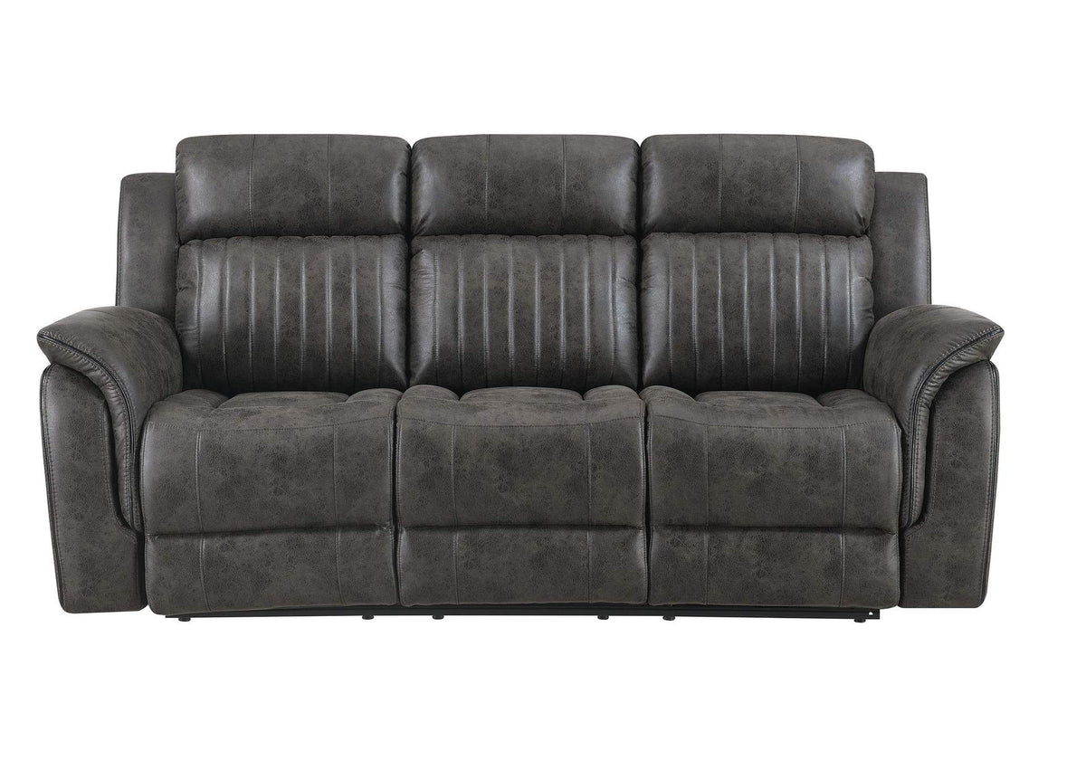 U8517-GREY-RS-N U8517 GREY RECLINING SOFA