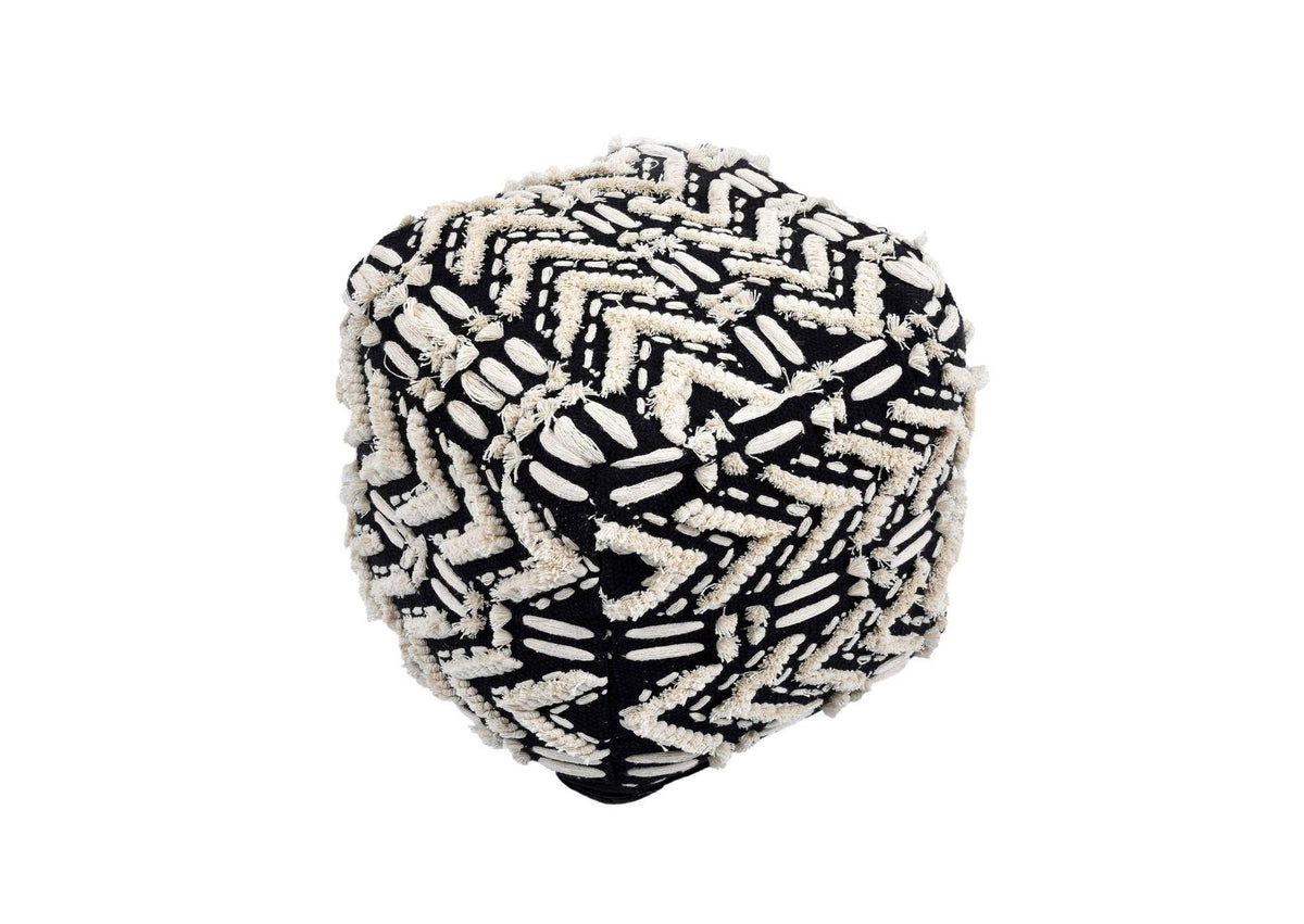 TOV-OC18251 Mariel Cotton Pouf