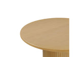 TOV-D44123 Chelsea Natural Oak Wood Round Dining Table