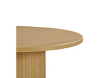 TOV-D44123 Chelsea Natural Oak Wood Round Dining Table