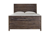 8T06L7 Townsend Solid Wood Panel Bed In Java