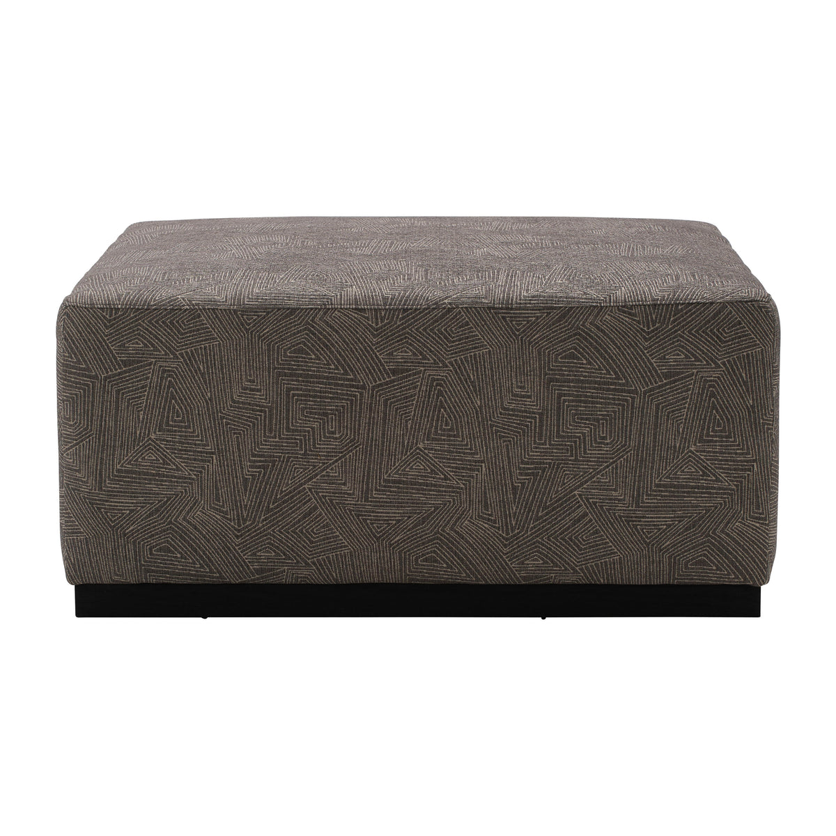 Upholstered Square Ottoman 40 x 18" - Gray
