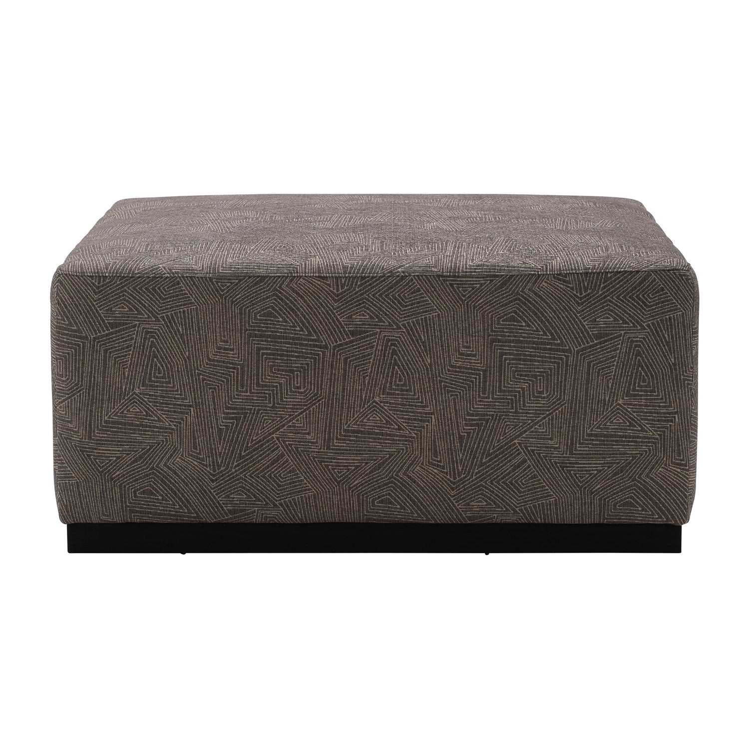 Upholstered Square Ottoman 40 x 18" - Gray