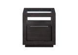 AZU522 Oxford One Drawer End Table In Basalt Grey