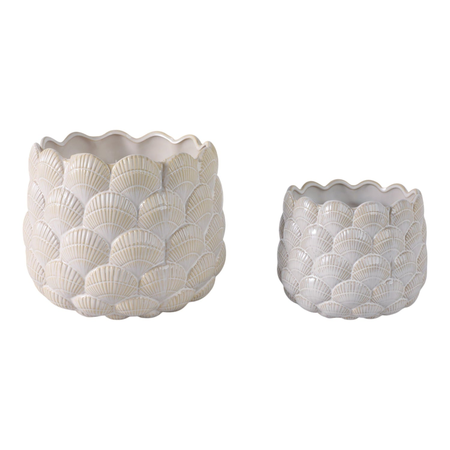 7" / 9" Planters (Set of 2) - White