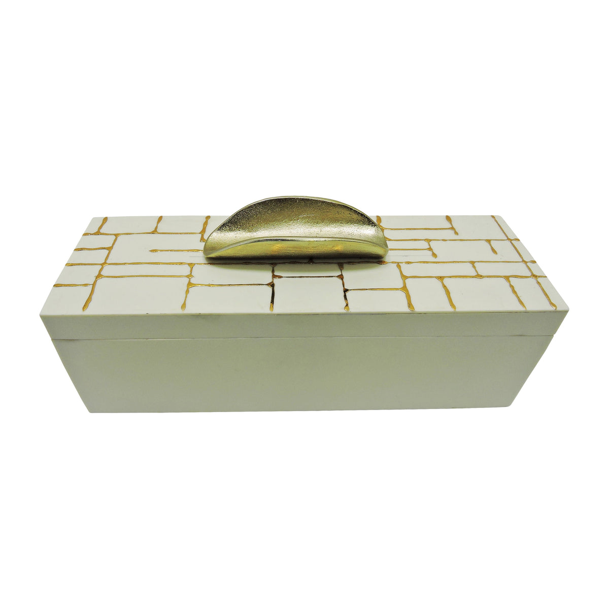 18" Gomez Resin Box - Gold
