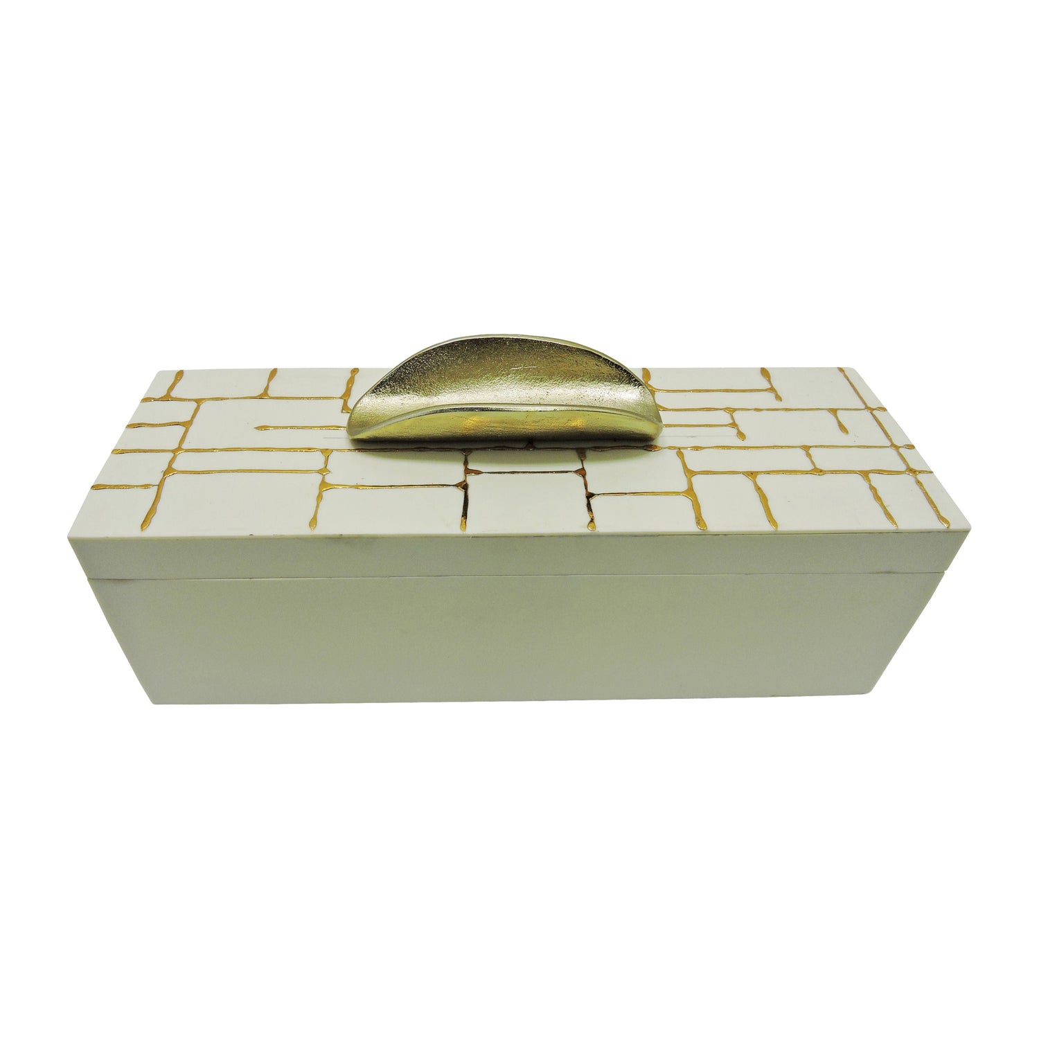 18" Gomez Resin Box - Gold