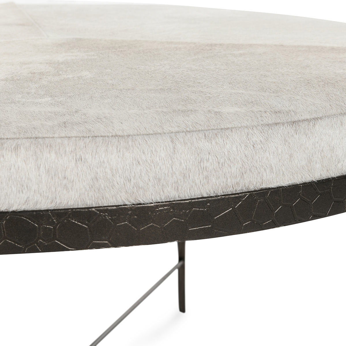 Bose - Hide Round Coffee Table - Dusty Cream