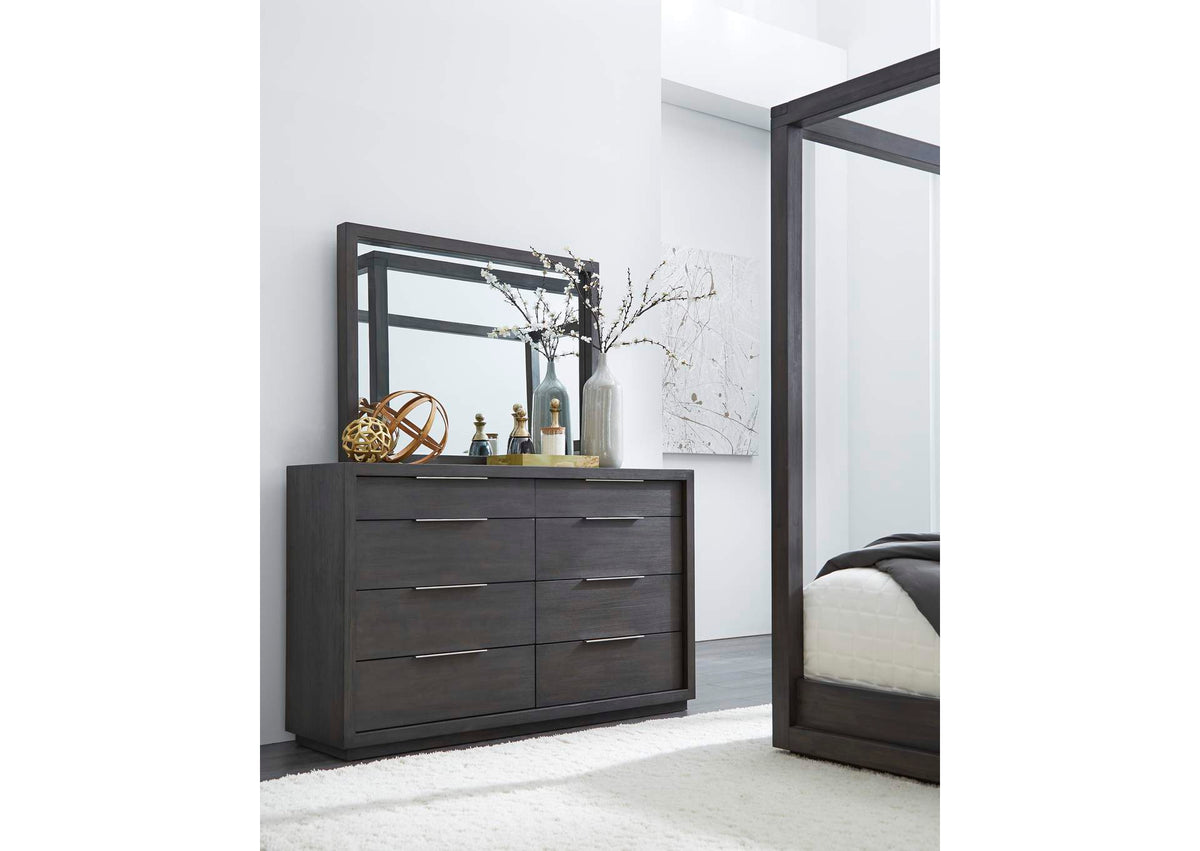 AZU582A Oxford Eight Drawer Dresser In Basalt Grey (2024)