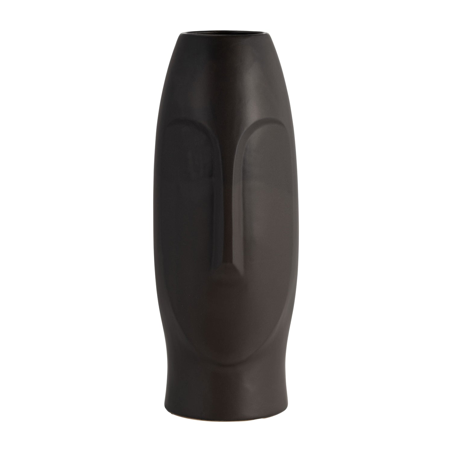 Face Vase 14" - Black